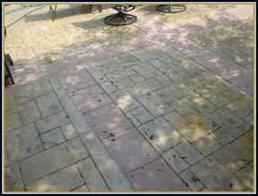 Stamped Ashler Slate with Borders