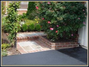 Flagstone and Brick Front